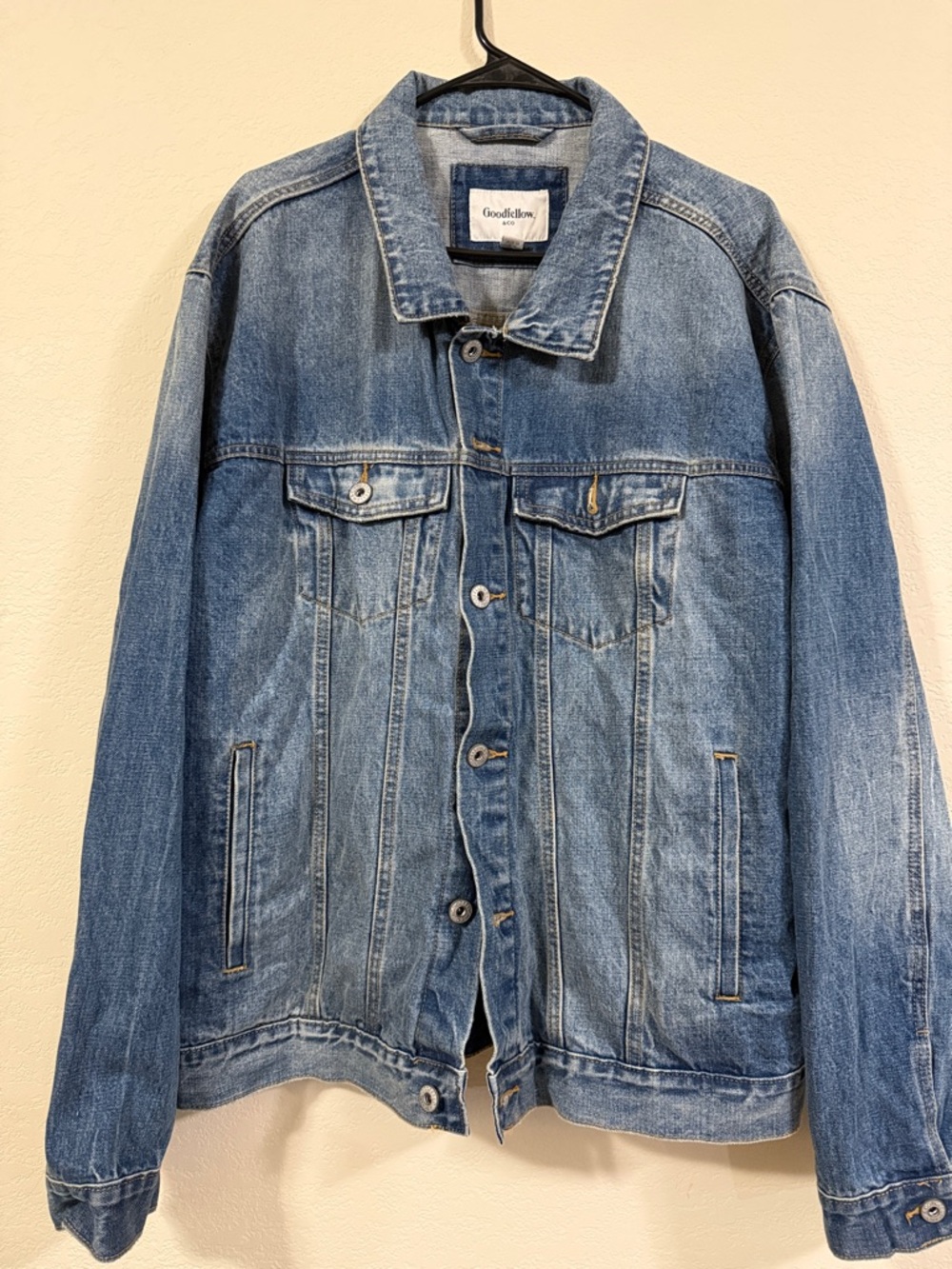 Goodiellow Light Blue Denim Bomber Jacket